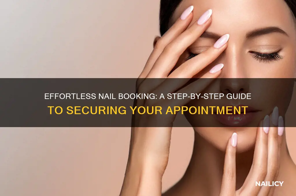 how to book nail appointment