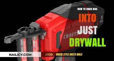 Mastering Brad Nailing: Securely Fastening into Drywall Without Studs