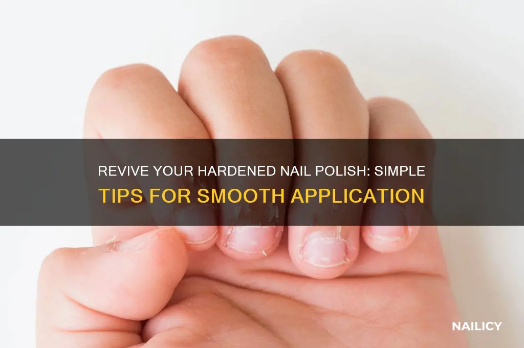 how to bring back old hard nail polish