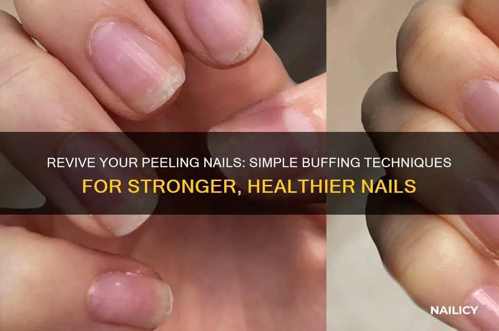 how to buff peeling nails