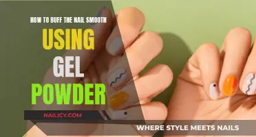 Buffing Nails Smoothly: Gel Powder Application Techniques