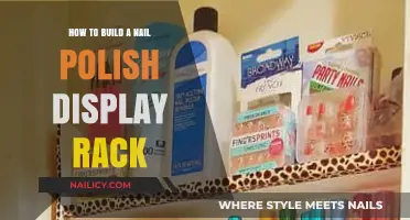 DIY Nail Polish Display Rack: Organize and Showcase Your Collection