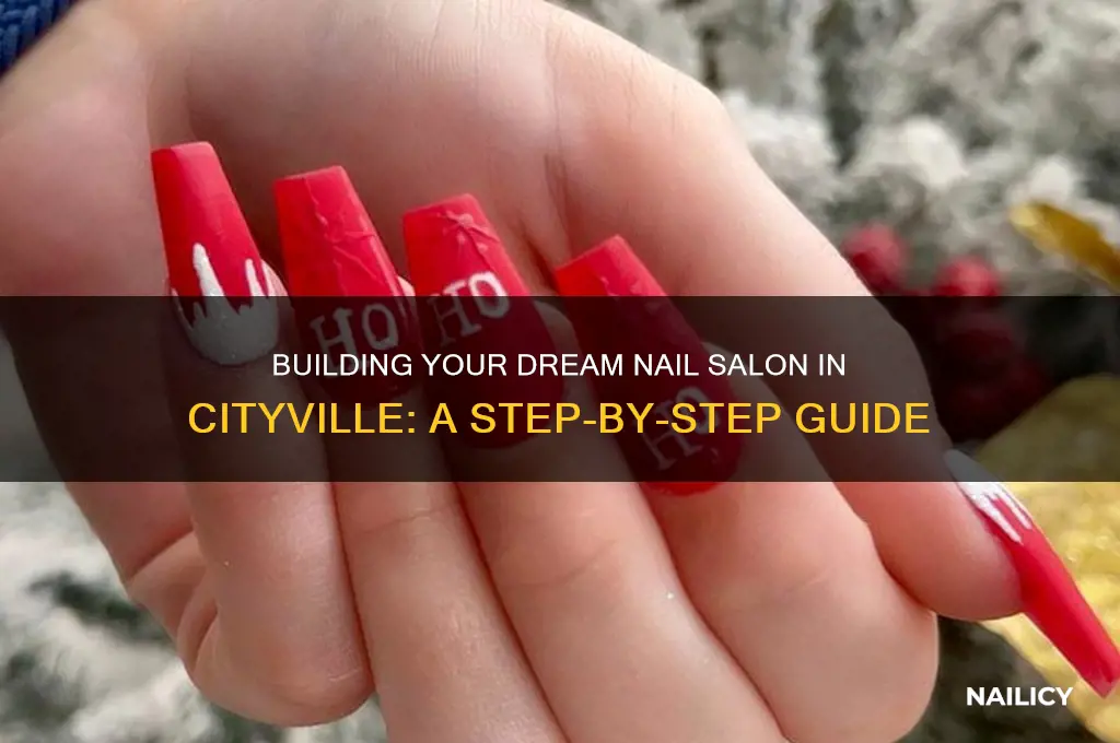 how to build a nail salon in cityville