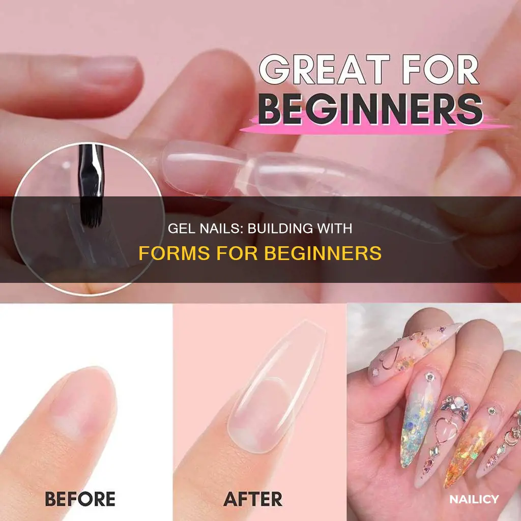 how to build gel nails with forms