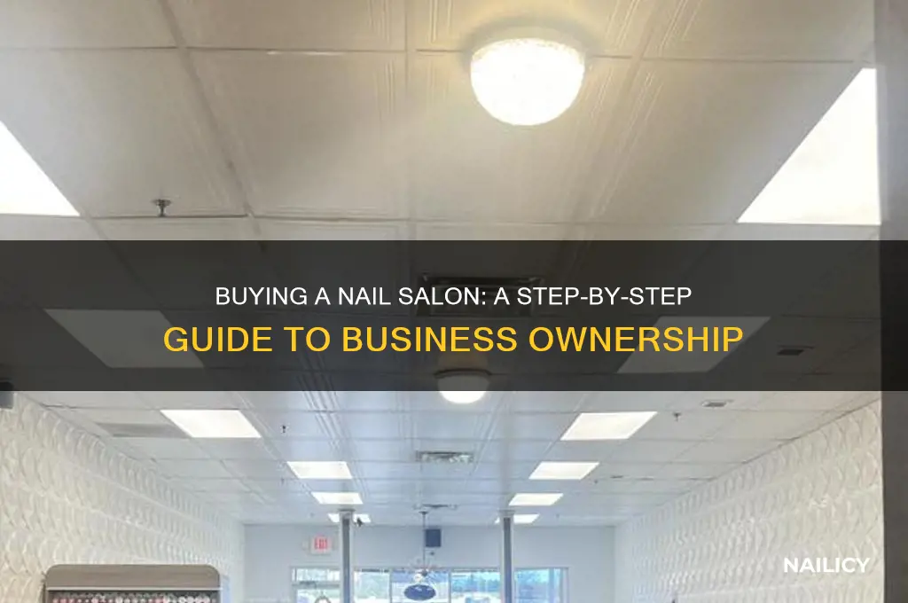 how to buy a nail salon business