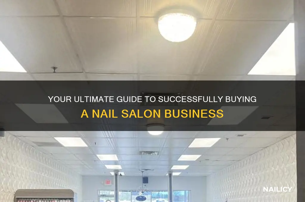 how to buy a nail salon