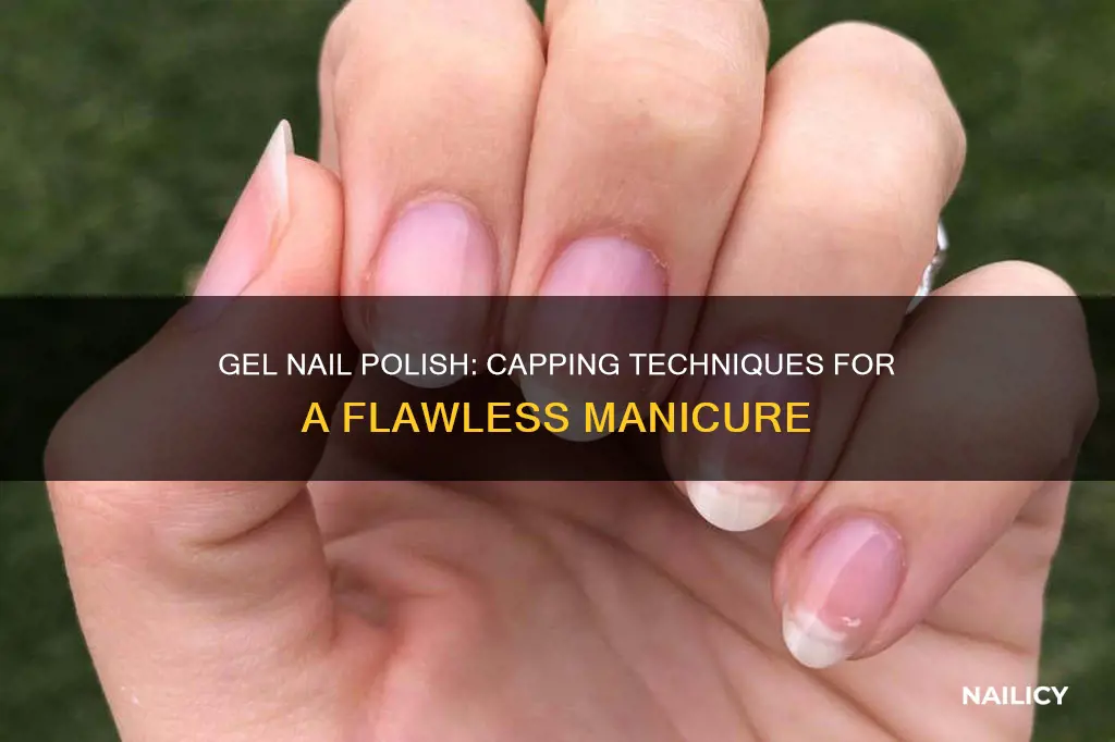 how to cap gel nail polish