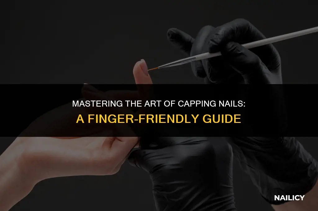 how to cap nails without getting on fingers