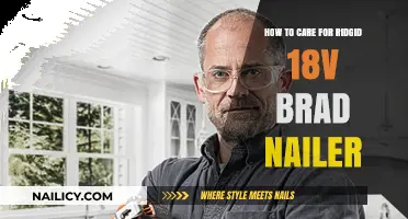 Essential Tips for Maintaining Your Ridgid 18V Brad Nailer