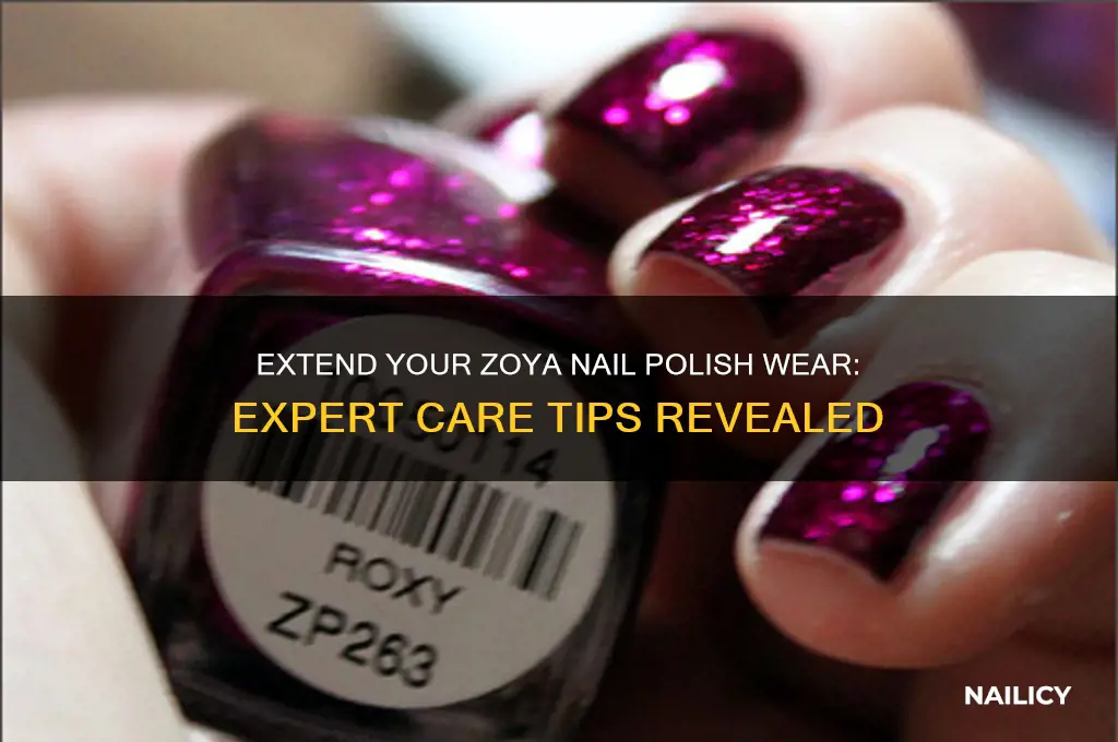 how to care for zoya nail polish last