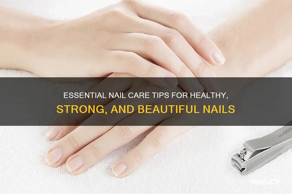 how to care nails