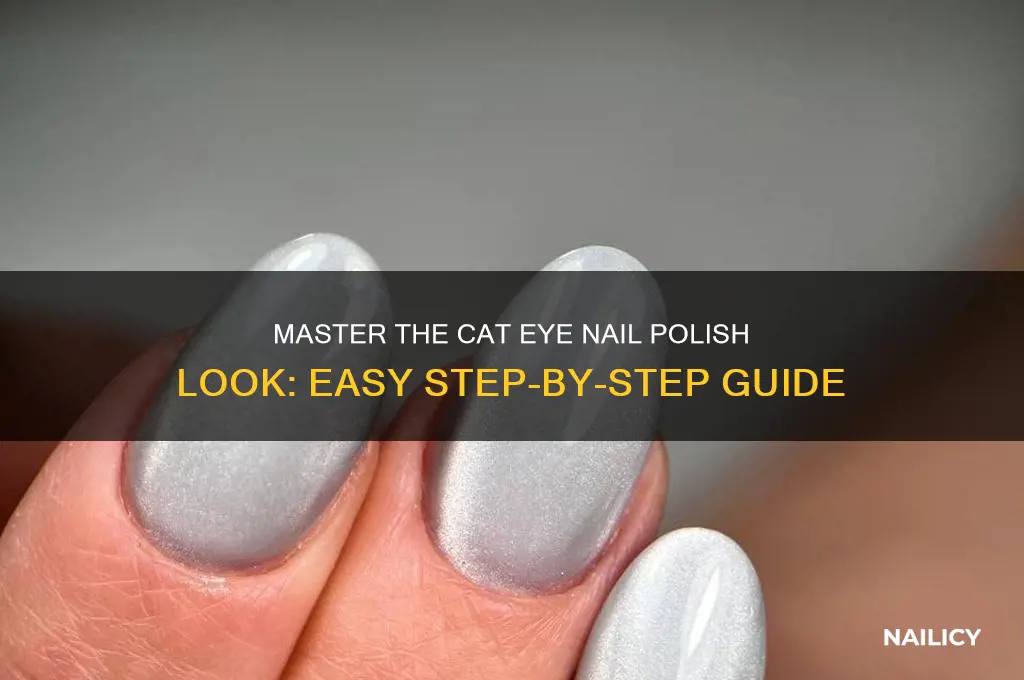 how to cat eye nail polish