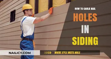 Caulking Nail Holes in Siding: A Step-by-Step DIY Guide
