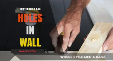 Caulking Nail Holes: A Step-by-Step Guide to Seamless Wall Repair