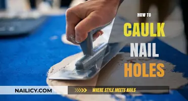 Caulking Nail Holes: A Step-by-Step Guide for Seamless Repairs