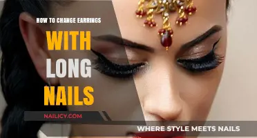 Long Nails, Small Earring Backs: A Simple Guide
