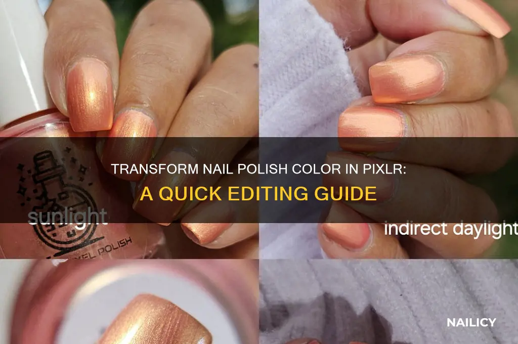 how to change nail polish color in pixlr