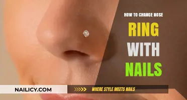 Effortless Nose Ring Change: Quick Nail-Assisted Technique Revealed