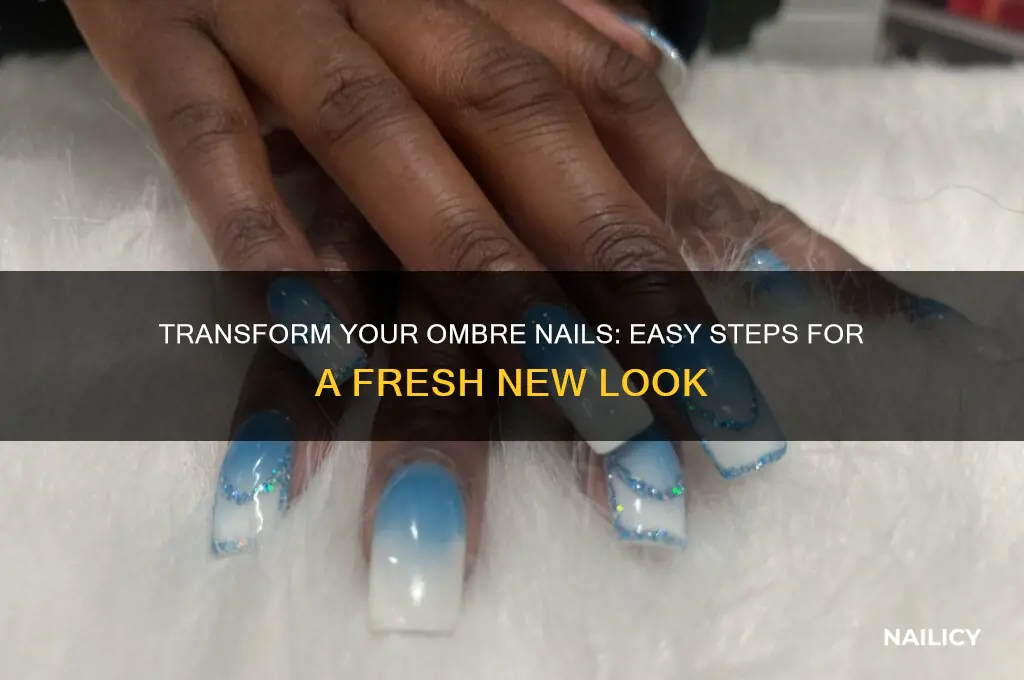 how to change ombre nails