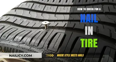 Quick Guide: How to Check for a Nail in Your Tire