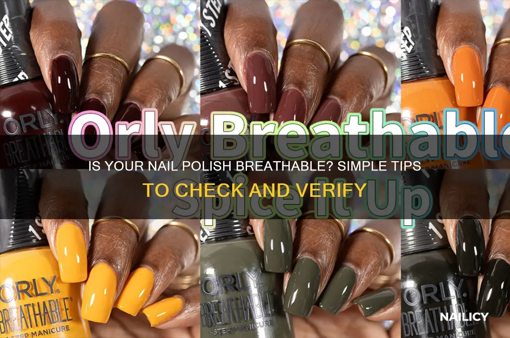 how to check if nail polish is breathable