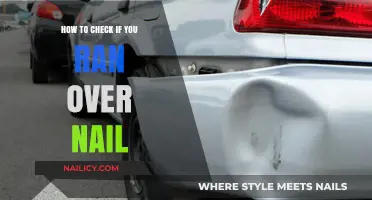 Quick Tips to Check if You Ran Over a Nail