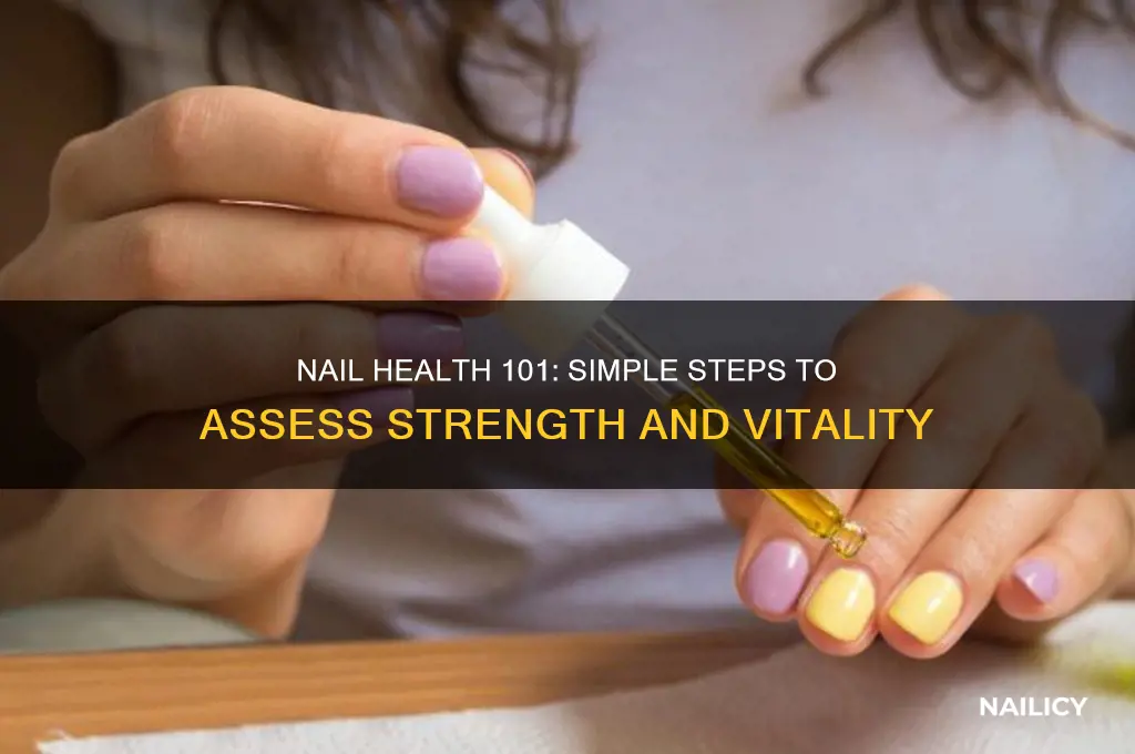 how to check nail health