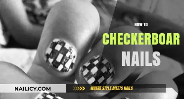 Checkerboard Nails: Easy Steps for a Trendy DIY Manicure