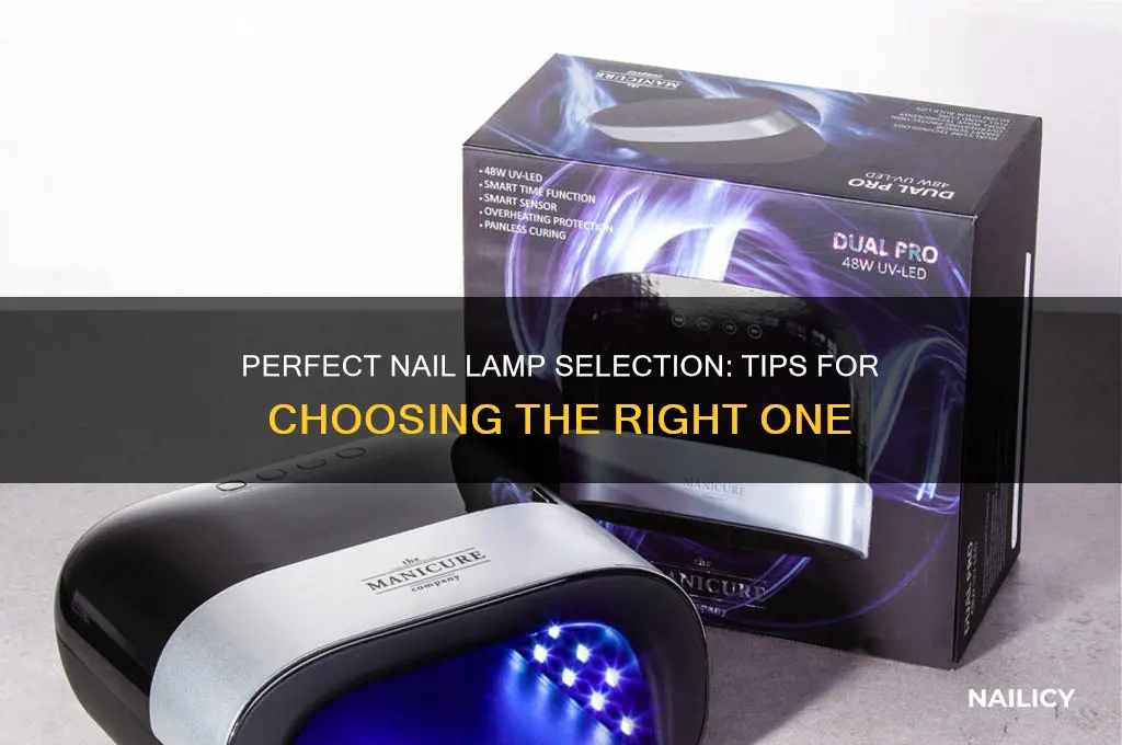how to choose a lamp for nails