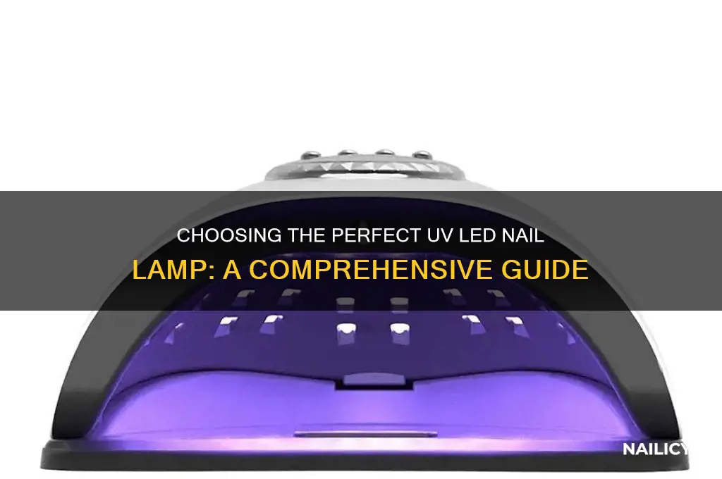 how to choose a uv led nail lamp