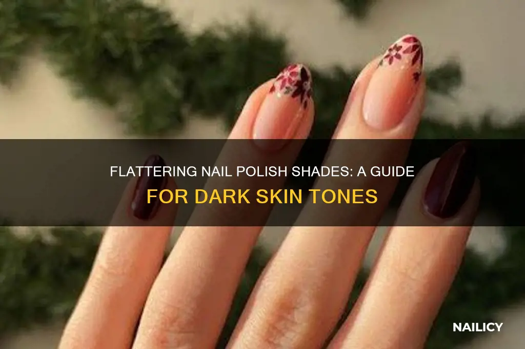 how to choose nail polish for dark skin