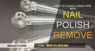 Cleaning a Crack Pipe: Nail Polish Remover Method