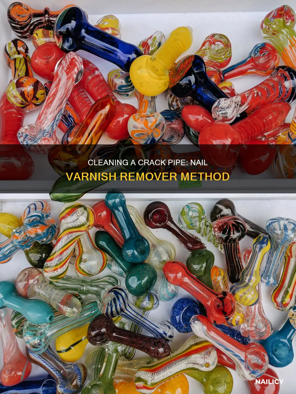 how to clean a crack pipe with nail varnish remover
