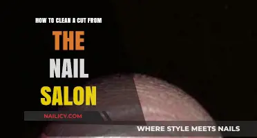 Sanitize and Heal: Nail Salon Cut Care