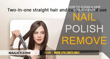 Effective Ways to Clean Hair Straightener with Nail Polish Remover