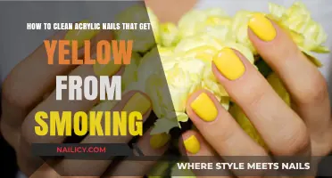 Revive Your Acrylic Nails: A Guide to Removing Yellow Stains from Smoking