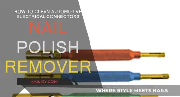 Cleaning Electrical Connectors: Nail Polish Remover Magic