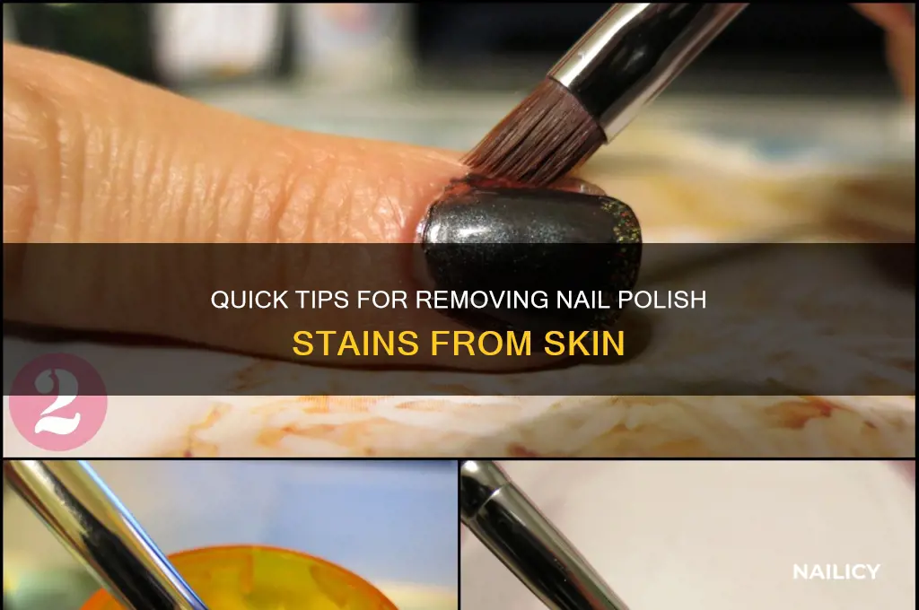 how to clean bleed nail polish