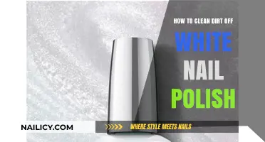 Effortless Tips to Remove Dirt from White Nail Polish