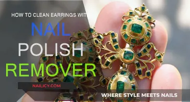 Cleaning Earrings: Nail Polish Remover Magic