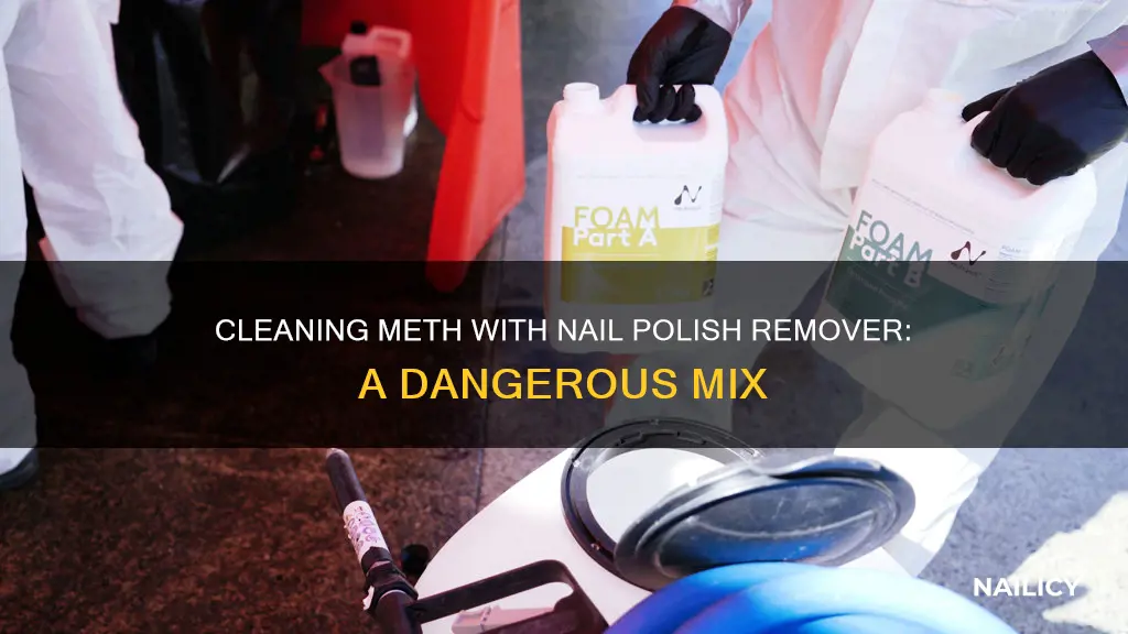 how to clean meth with nail polish remover