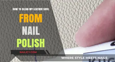 Quick Fixes: Removing Nail Polish Stains from Your Leather Sofa