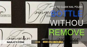 Easy Ways to Clean Nail Polish Bottles Without Remover