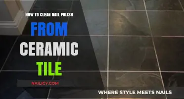 Easy Steps to Remove Nail Polish Stains from Ceramic Tiles
