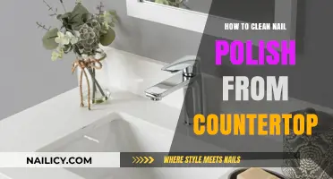 Quick & Easy Tips to Remove Nail Polish from Countertops