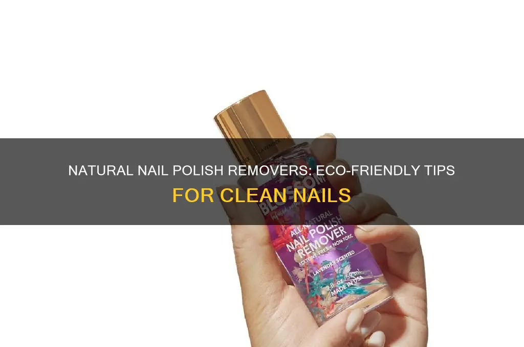 how to clean nail polish naturally