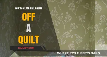 Quick Tips: Removing Nail Polish Stains from Your Quilt