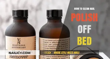 Quick Tips to Remove Nail Polish Stains from Your Bed