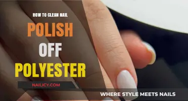 Effective Tips for Removing Nail Polish Stains from Polyester Fabric