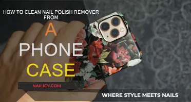 Cleaning Nail Polish Remover from Your Phone Case